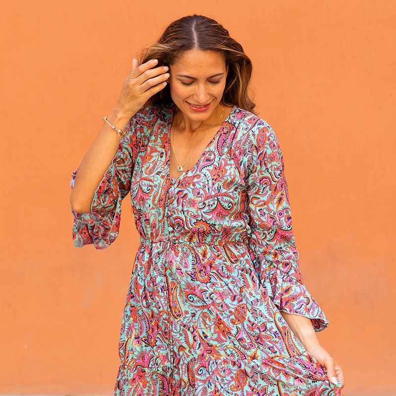 'Arianna' Floral Maxi Dress