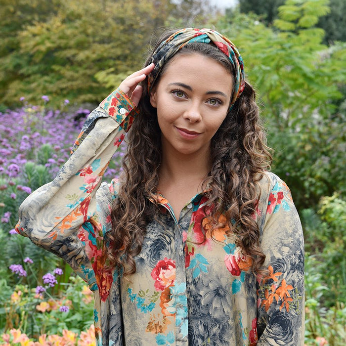 'Merida/Luna' Colourful Floral Headband