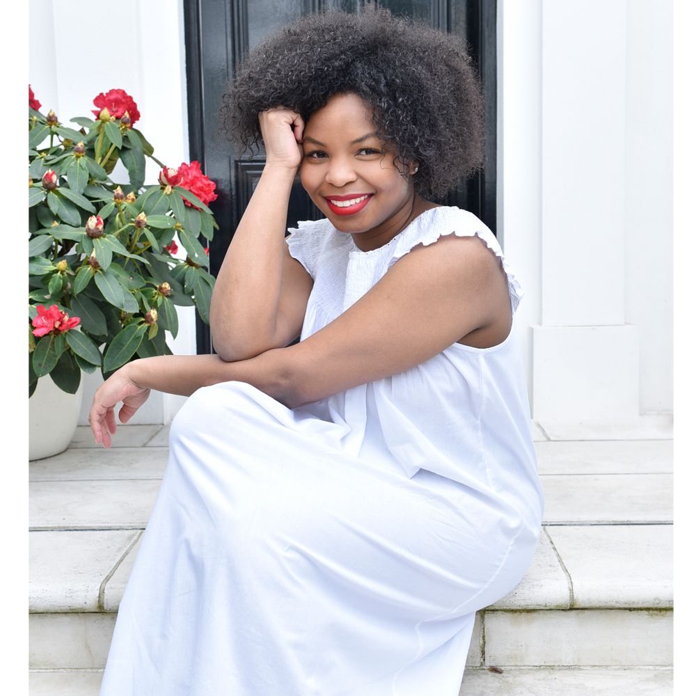 Ladies Ruched Round Neck Nightdress 'Violet'