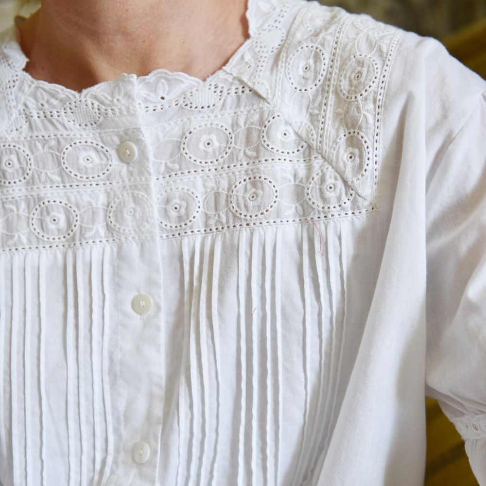 Ladies Long Sleeve Nightdress 'Victoria'