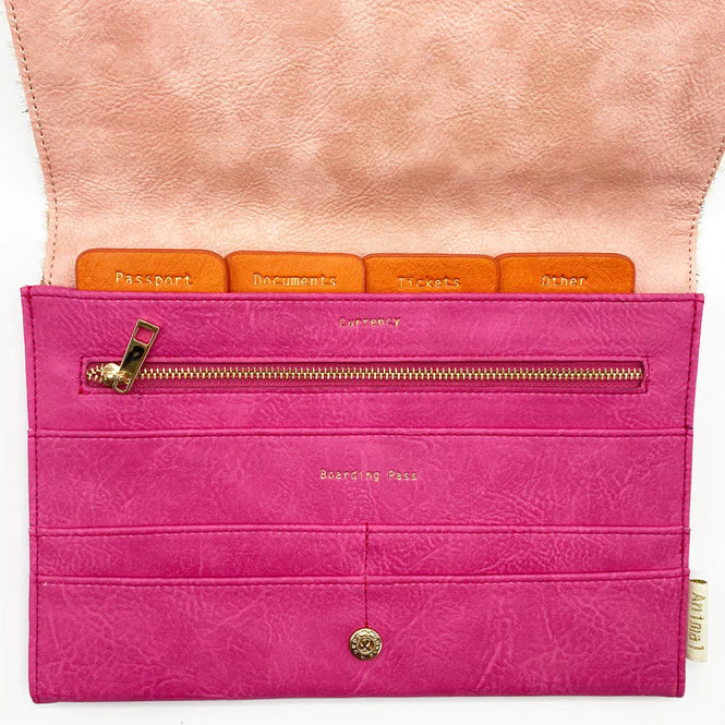 Cheetah Animal Print Travel Wallet