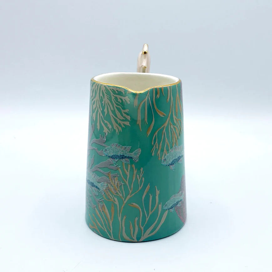 Coral Seahorse Jug
