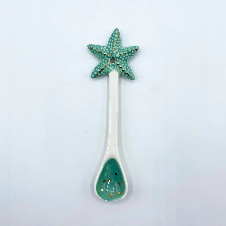 Coral Seahorse & Starfish Spoon Set