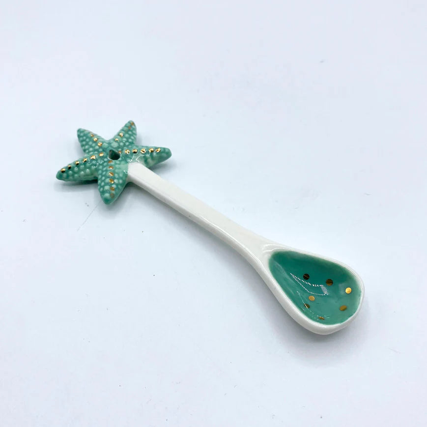 Coral Seahorse & Starfish Spoon Set