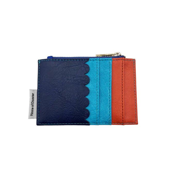 Coral Crab Zip Purse