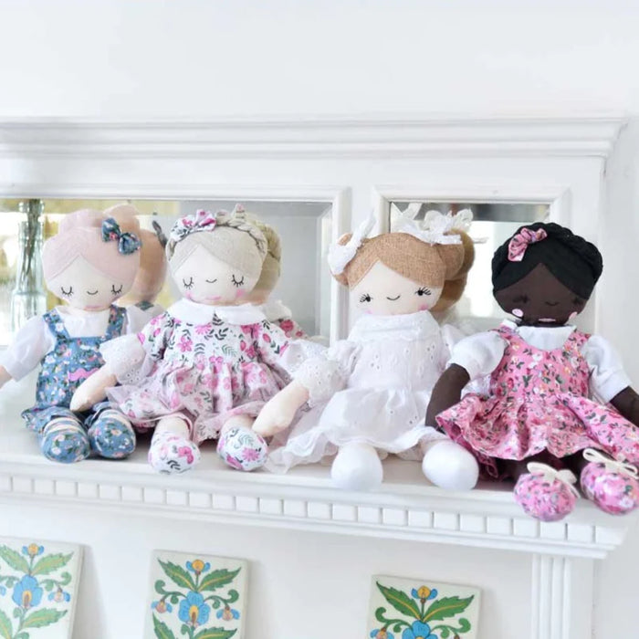 Craft Doll Wearing Dungarees