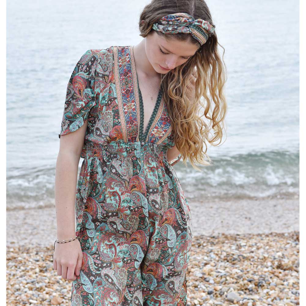 'Nova' Paisley Batwing Dress