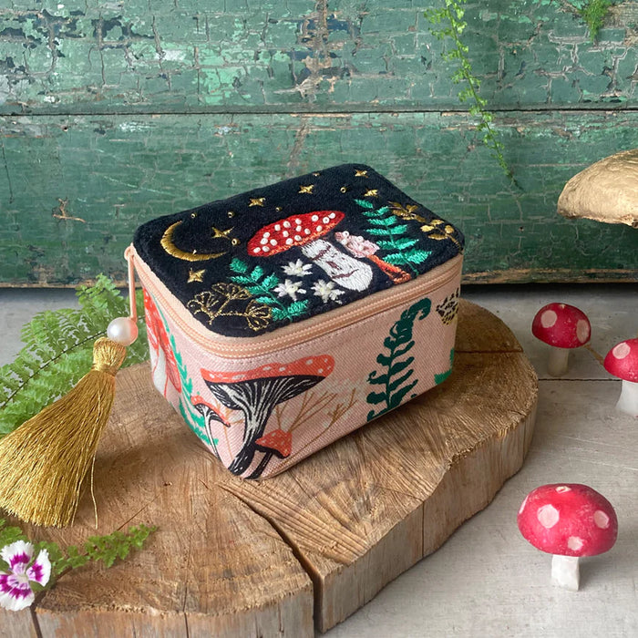 Forage Mushroom Travel Jewellery Box