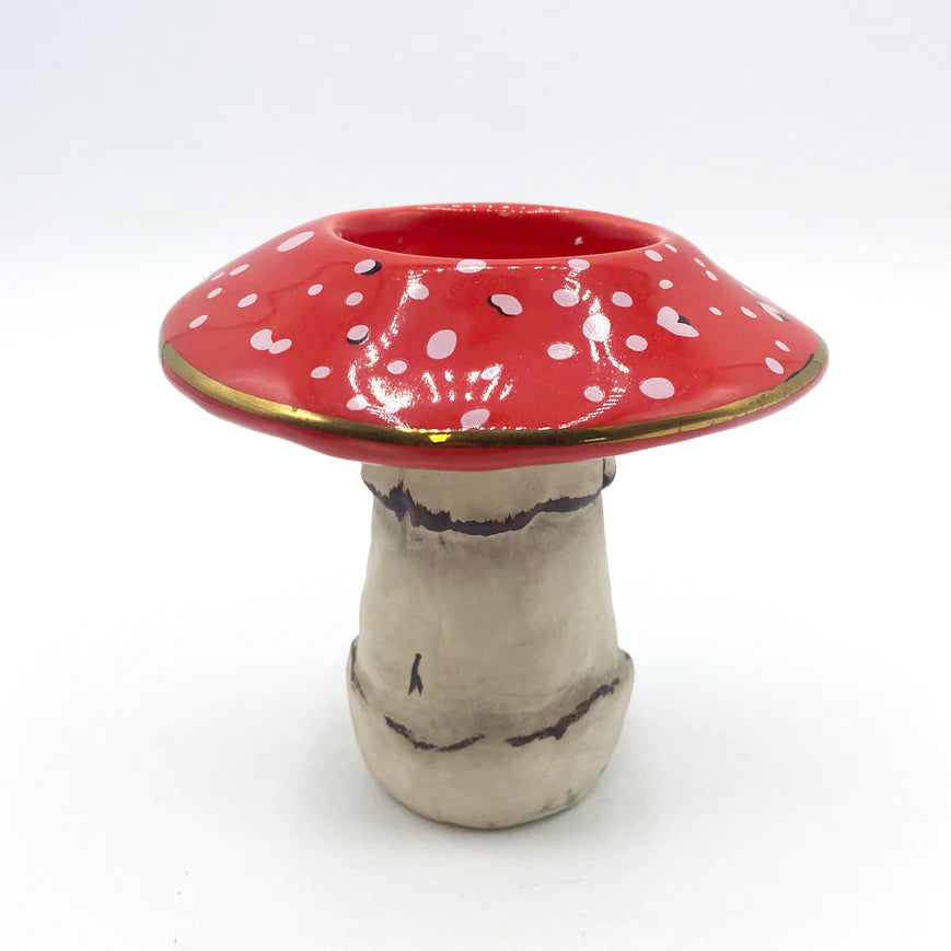 Forage Mushroom Candle Holder