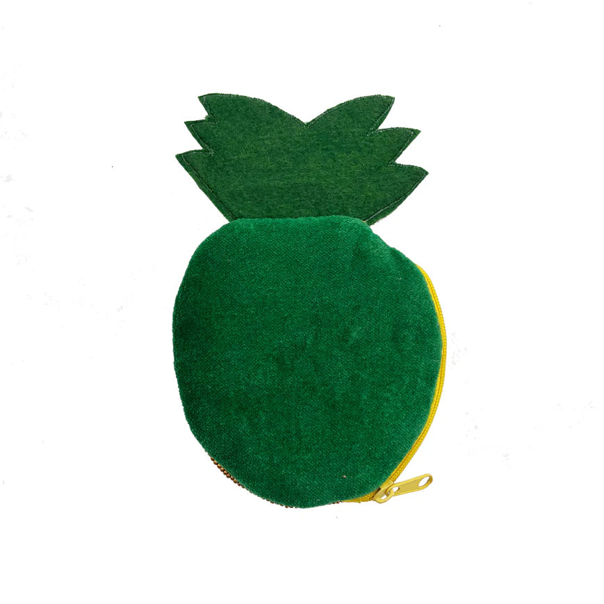 Fruity Pineapple Beaded Purse