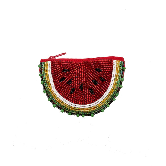 Fruity Watermelon Beaded Purse