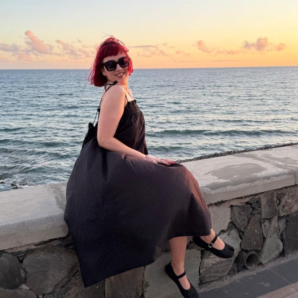 Ladies Black Spaghetti Strap Nightdress with Elasticated Neckline 'Francesca'