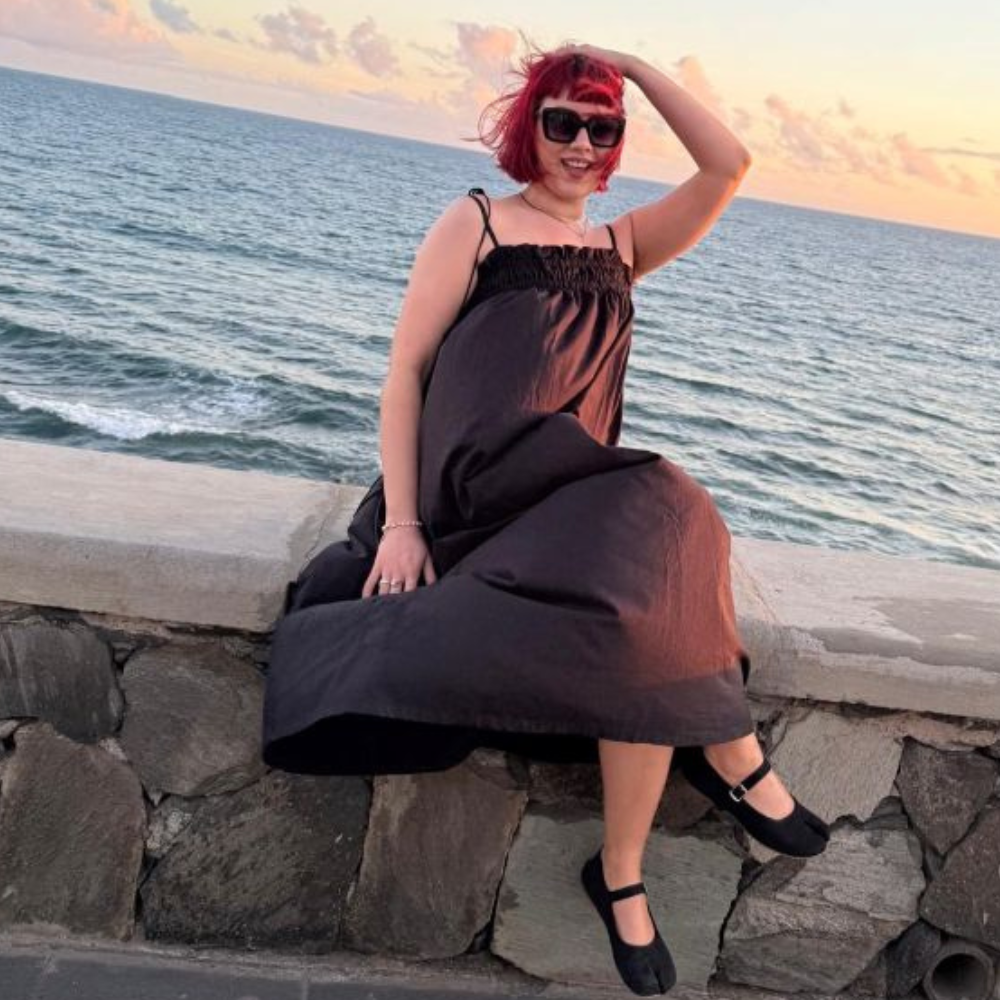 Ladies Black Spaghetti Strap Nightdress with Elasticated Neckline 'Francesca'