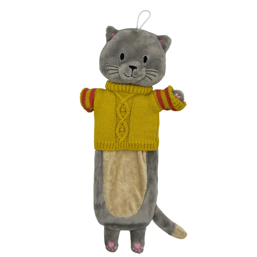 Cat In A Jumper Hot Water Bottle