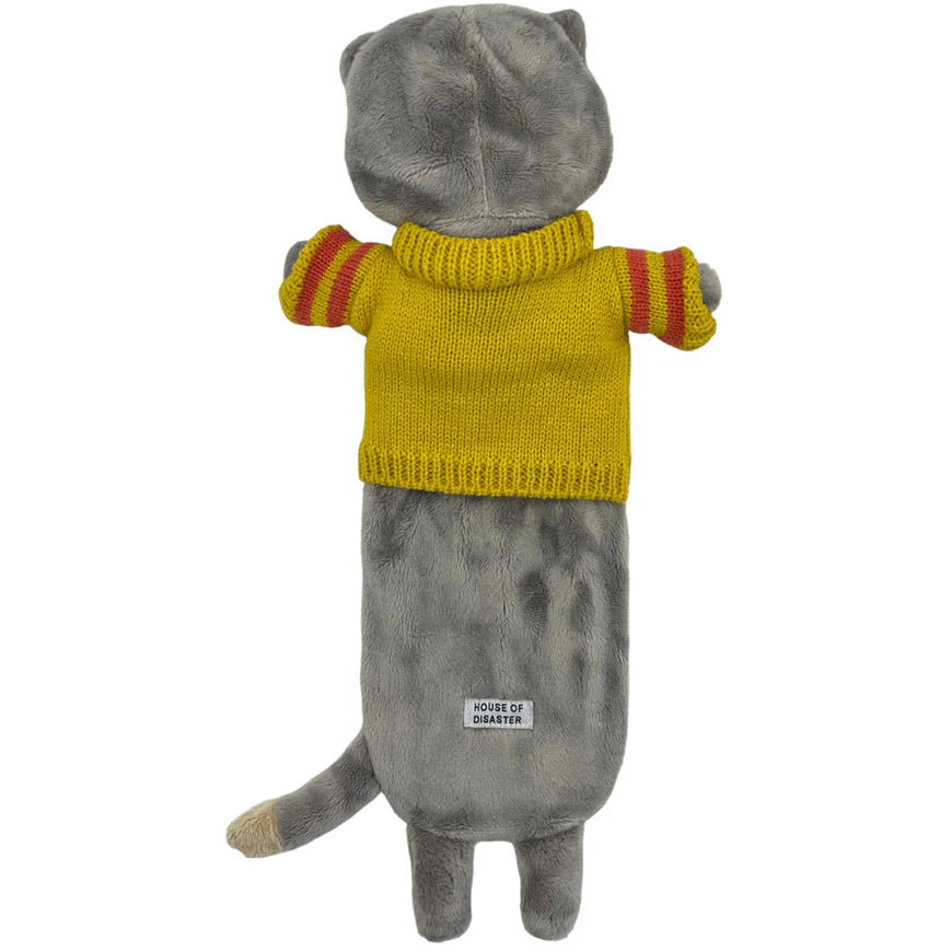 Cat In A Jumper Hot Water Bottle