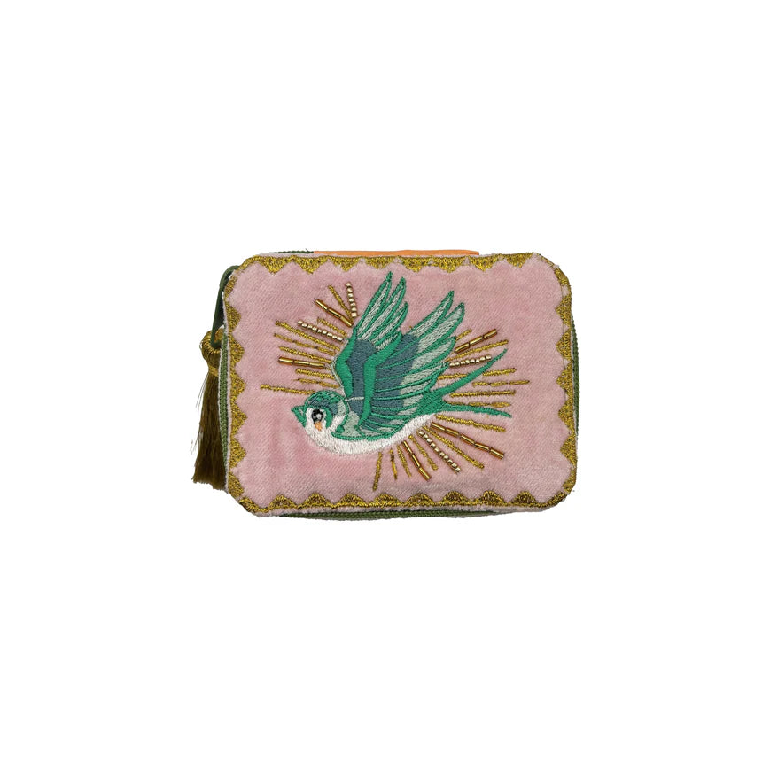 Inked Bird Travel Jewellery Box