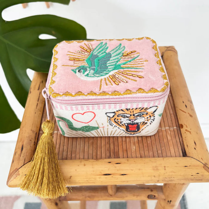 Inked Bird Travel Jewellery Box