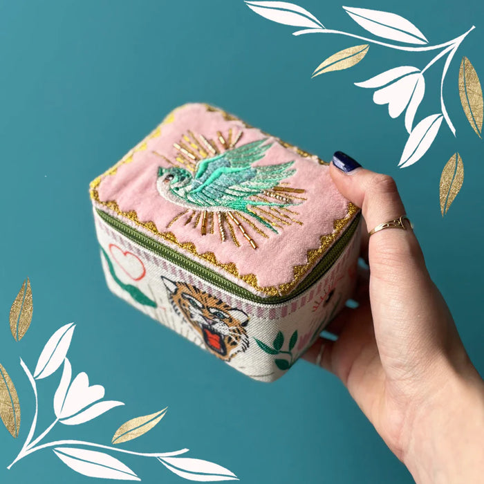 Inked Bird Travel Jewellery Box