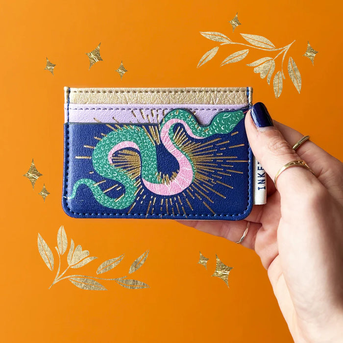 Inked Snake Card Holder