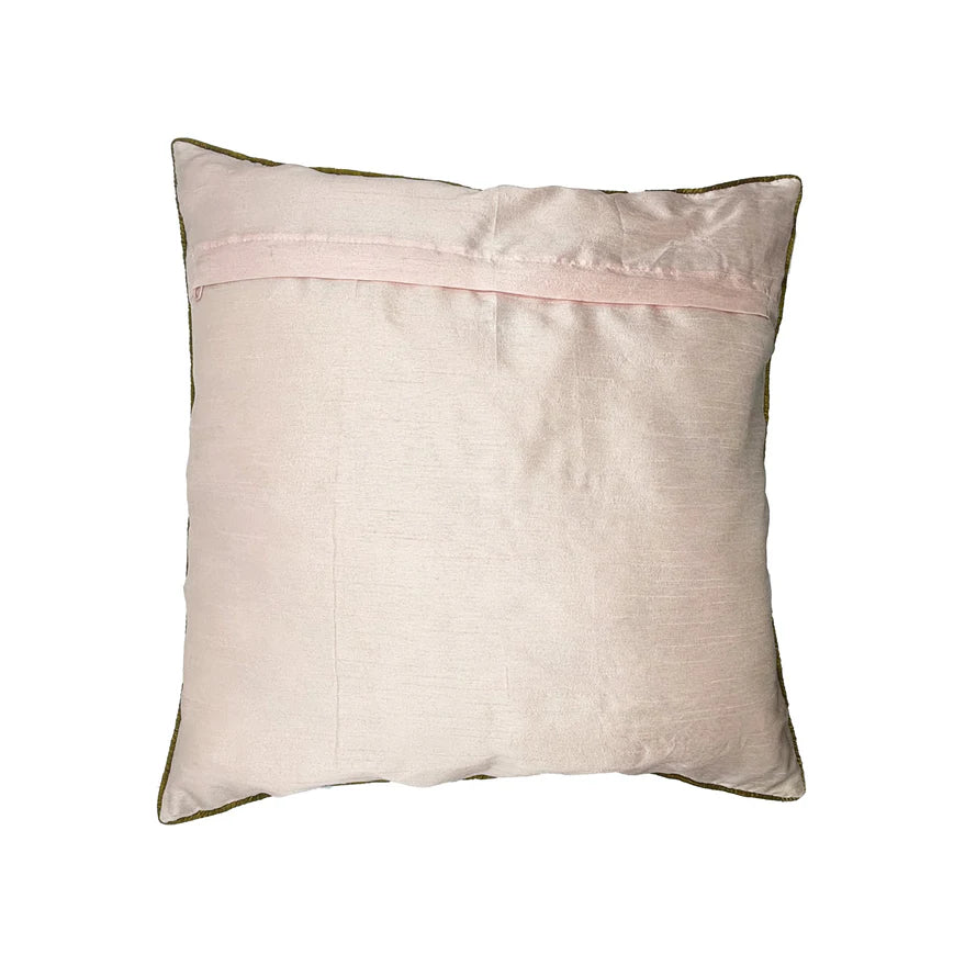 Inked Velvet Bird Cushion