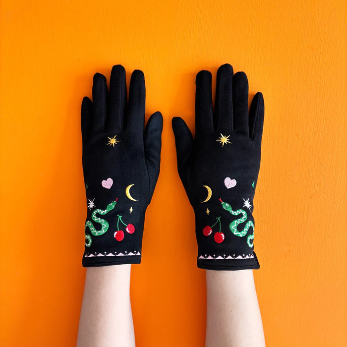 Inked Snake Gloves
