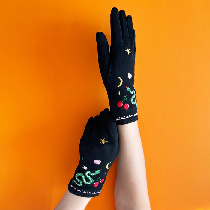 Inked Snake Gloves