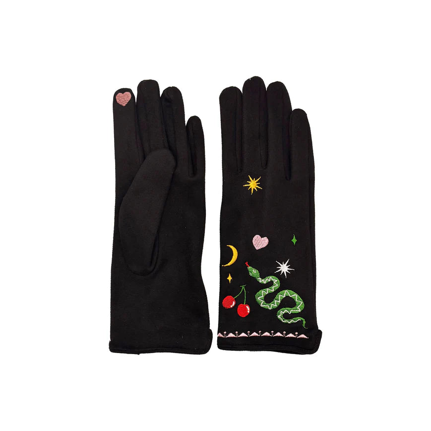 Inked Snake Gloves