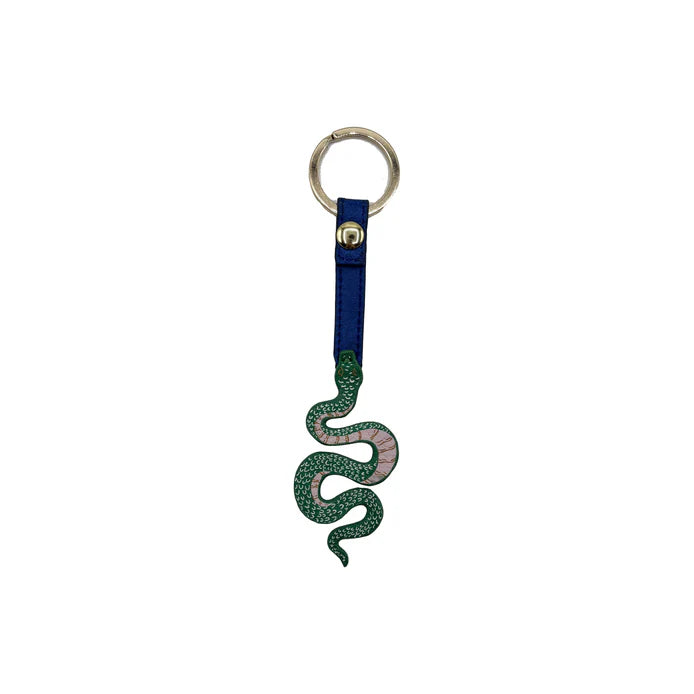 Inked Snake Keyring