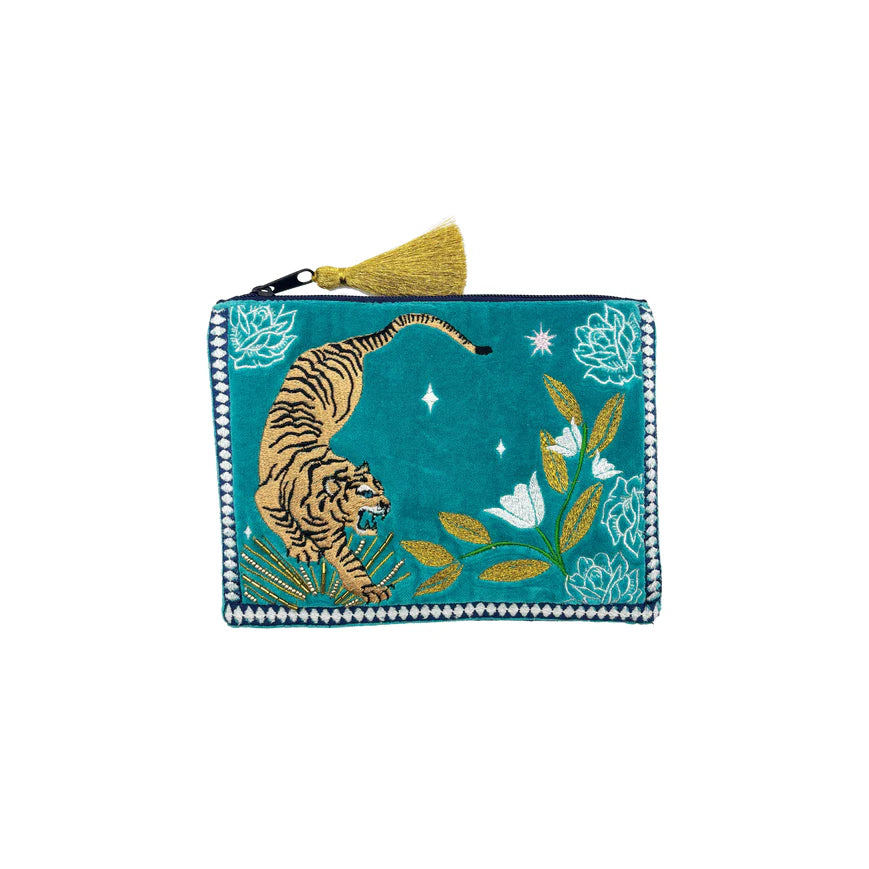 Inked Tiger Make Up Bag