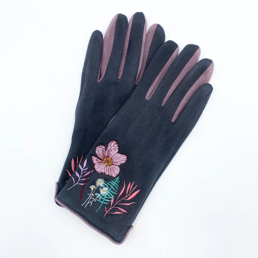 Posy Embroidered Gloves
