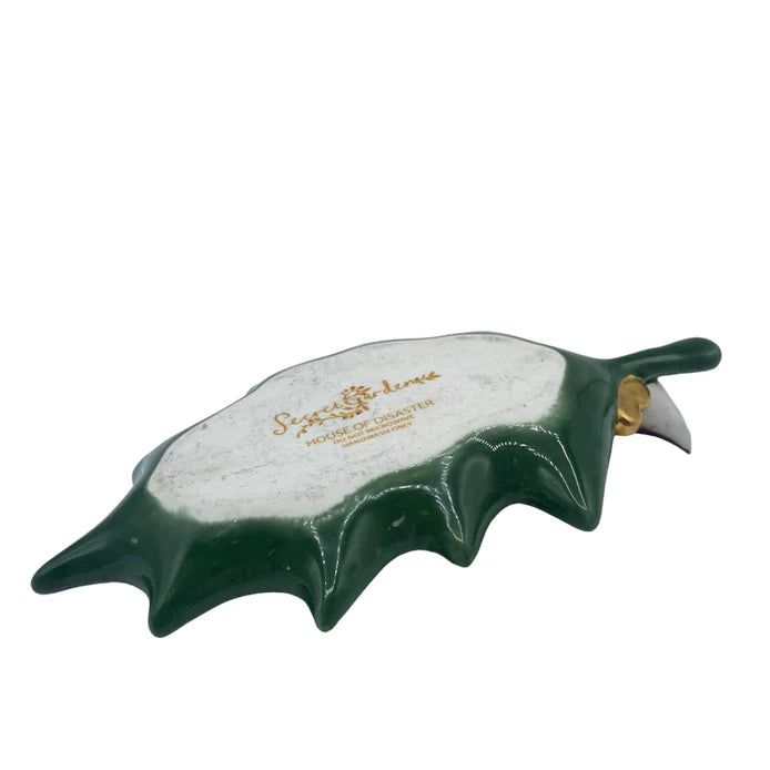 Secret Garden Holly Leaf Trinket Dish