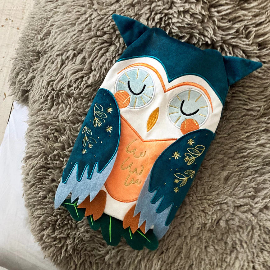 Secret Garden Owl Shaped Hot Water Bottle