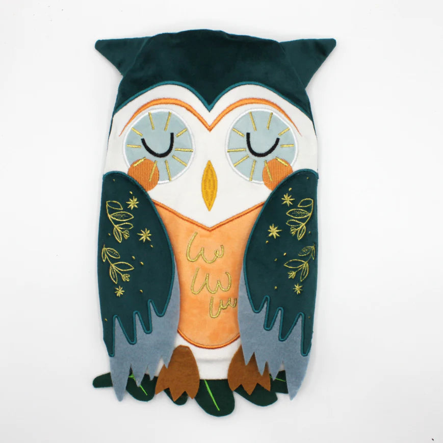 Secret Garden Owl Shaped Hot Water Bottle