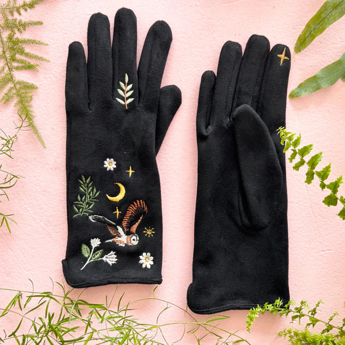 Secret Garden Owl Gloves