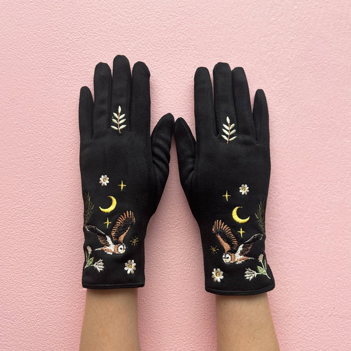 Secret Garden Owl Gloves