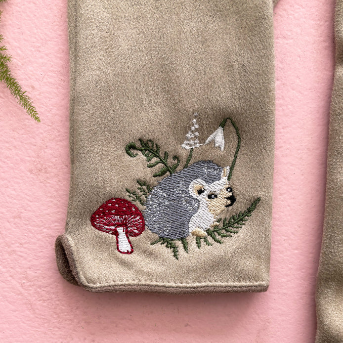 Secret Garden Hedgehog Gloves