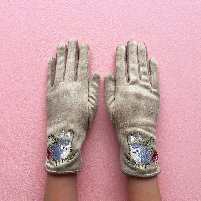 Secret Garden Hedgehog Gloves