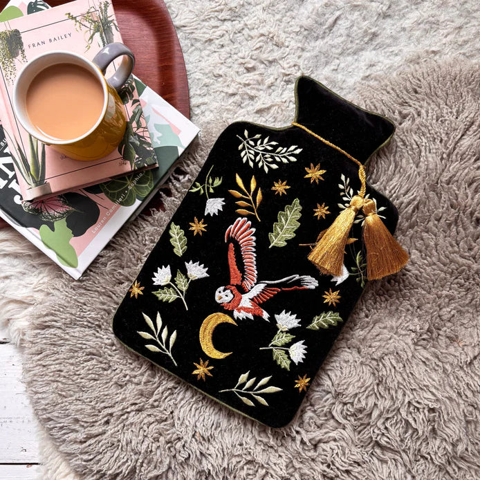 Secret Garden Owl Hot Water Bottle