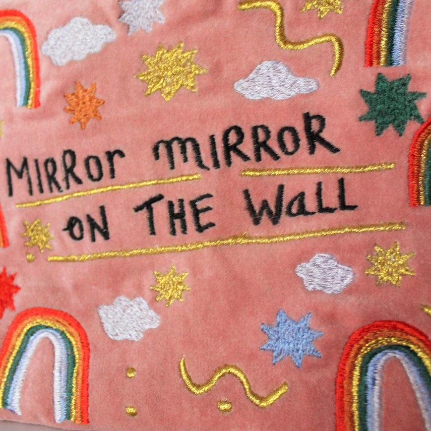 Small Talk 'Mirror Mirror On The Wall...I Am My Mother After All' Velvet Make Up Bag