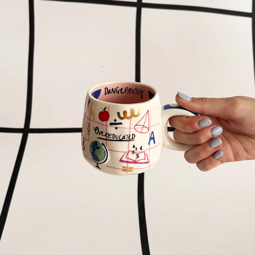 Small Talk 'Dangerously Overeducated' Cup