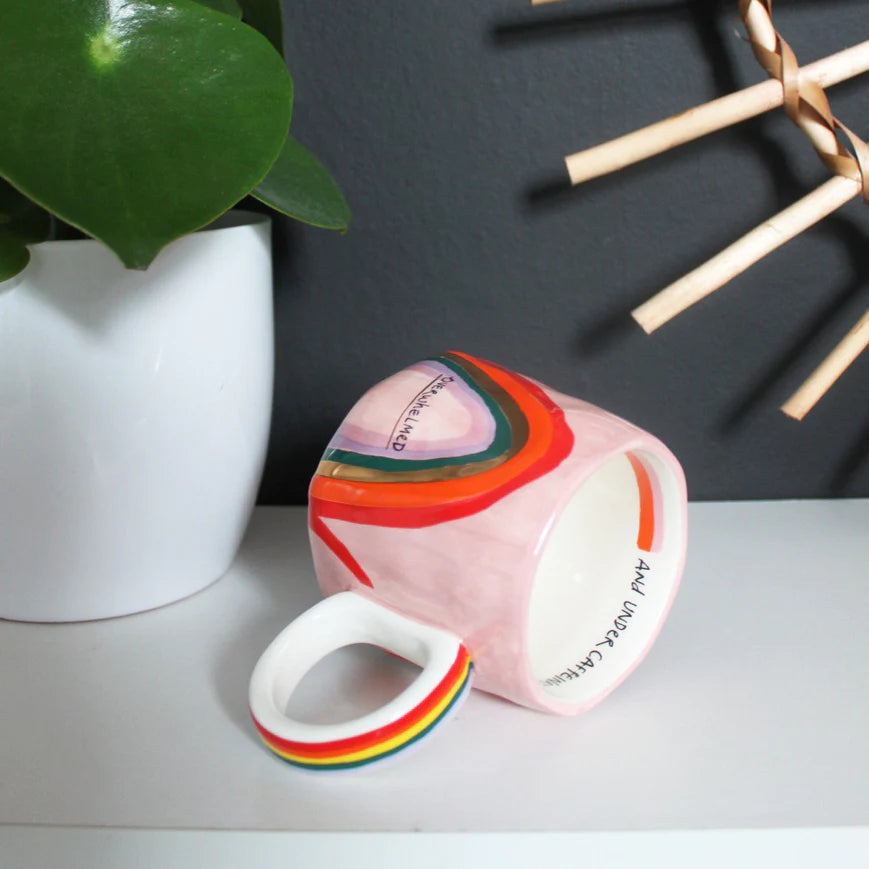Small Talk 'Overwhelmed...And Under Caffeinated' Cup