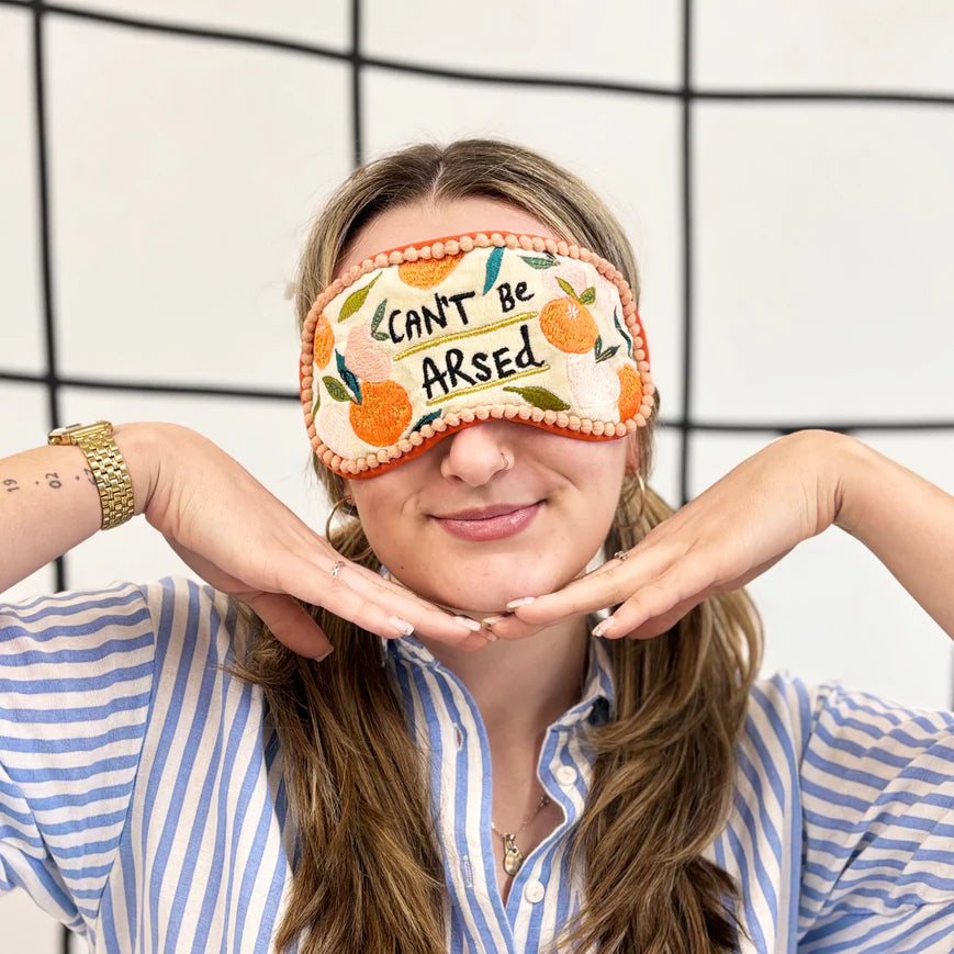 Small Talk 'Can't Be Arsed' Eye Mask