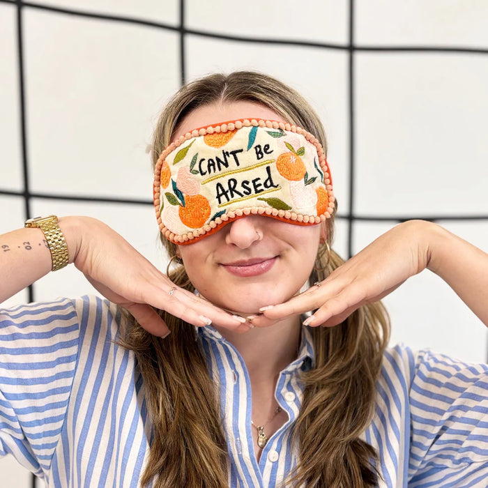 Small Talk 'Can't Be Arsed' Eye Mask