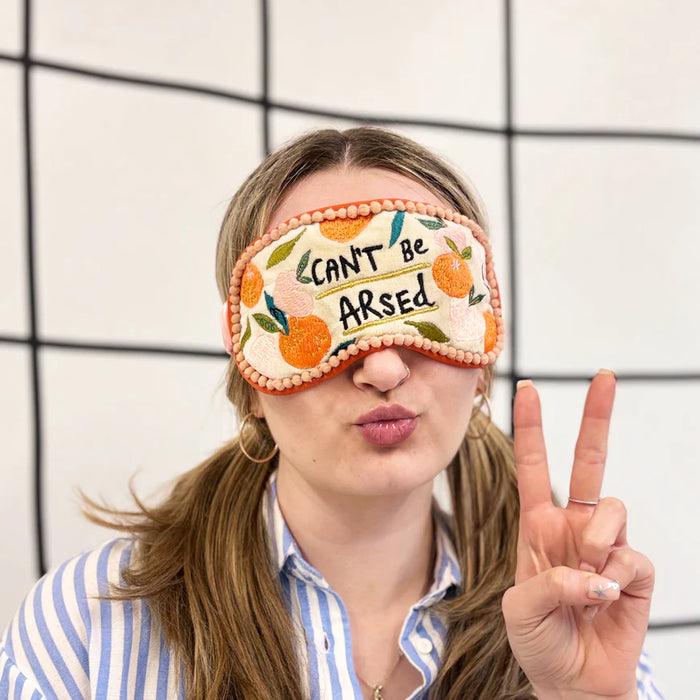 Small Talk 'Can't Be Arsed' Eye Mask