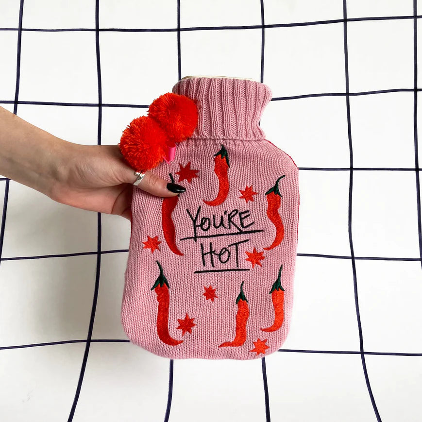 Small Talk 'You're Hot' Chilli Hot Water Bottle