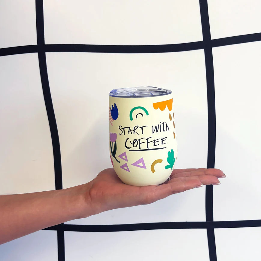 Small Talk Stainless Steel Keep Cup
