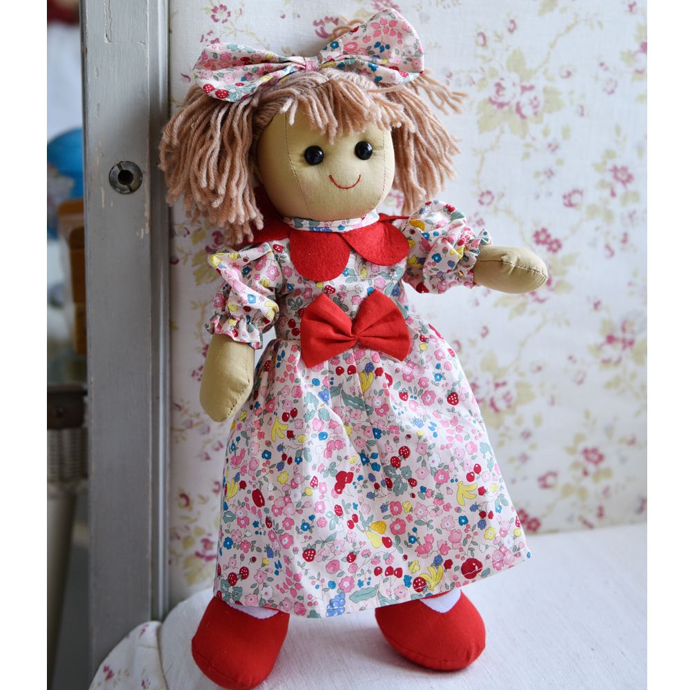 Ditsy Flower Rag Doll