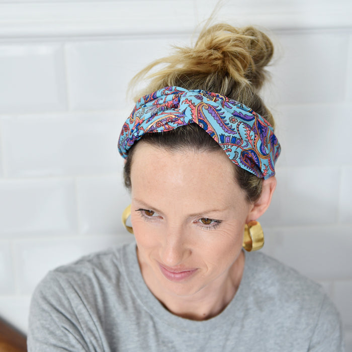'Everleigh' Blue & Purple Headband