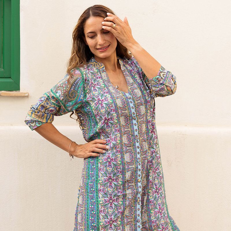 'Willow' Buttoned Shirt Dress