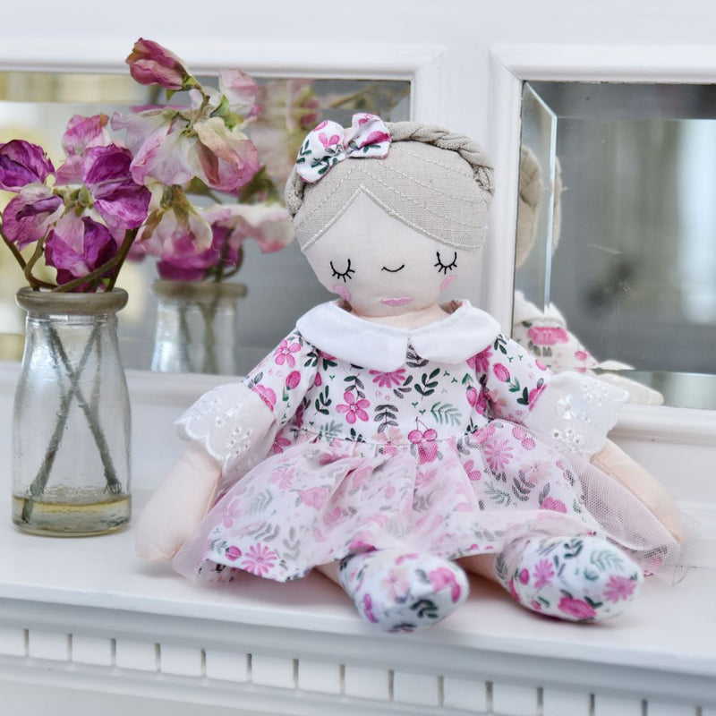 Floral Ballerina Craft Doll